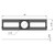 Lotus RIP414 4 1/4" Hole 26" Flat Plate for 4" Models. Made in Canada