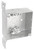 Topaz Part No. 52171-WBBX | 4-inch Sq Bx Wd 2-1/8D 1/2-3/4Ko Mcbx Wb Bkt