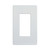 Satco 96-121 | Wallplate For Dimmers And Sensors; 1-Gang; White Finish; Lutron