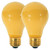 Satco S3938 | 60 Watt A19 Incandescent; Yellow; 2000 Average rated hours; Medium base; 130 Volt; 2/Pack