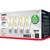 Satco S12443 | 12.5 Watt A19 LED; 100 Watt Replacement; Clear; Medium base; 3000K; 120 Volt; 4-Pack