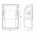 Westgate | LESW-20W-50K-P-WH-WG | LESW-20W-50K-P-WH