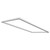 Satco 65-1614 2x4 Flange Kit, White Finish