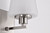Satco 60-8221 Lune, 1 Light Vanity, Brushed Nickel Finish, Etched White Glass - view 7