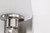 Satco 60-8221 Lune, 1 Light Vanity, Brushed Nickel Finish, Etched White Glass - view 10