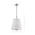 Satco 60-8228 Lune, 3 Light Pendant, Brushed Nickel Finish, Etched White Glass - view 11