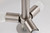 Satco 60-8229 Lune, 3 Light Semi-Flush, Brushed Nickel Finish, Etched White Glass - view 11
