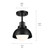 Kichler 52601BK-KCH 52601BK