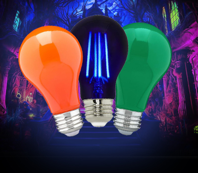 halloween light bulbs blacklight orange bulb purple bulb led