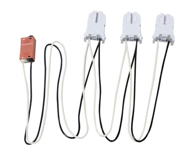 Keystone KT-SOCKET-T8-U-S-3-W | (3) Pre-Wired Short, Non-Shunted ...