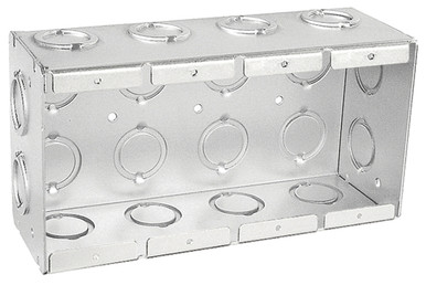 Topaz TB-425 | MAB74 2-1/2-inch Deep, 4 Gang Masonry Boxes | MAB74