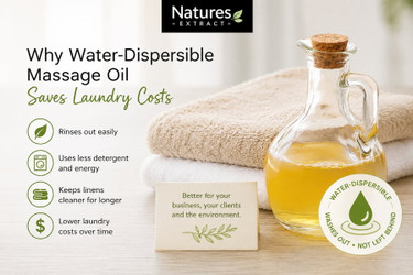 Why Water-Dispersible Massage Oil Saves Laundry Costs