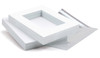 8x10 Standard Mat Board Show Kit - 25 PACK - white