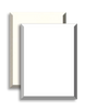 28x34 Standard Gallery Mat Board 6 PLY - Blank