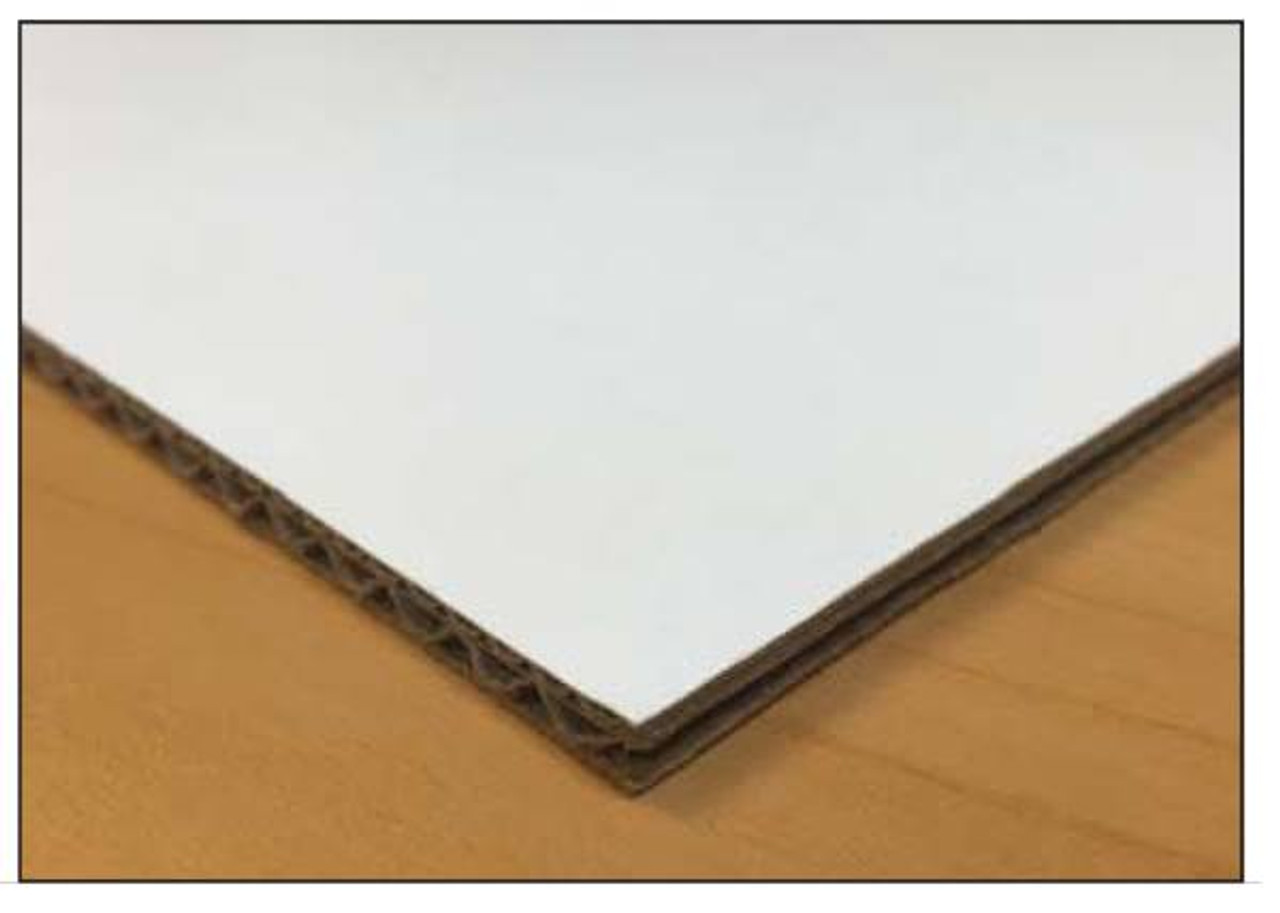Smooth White 8x10 Backing Board - Uncut Photo Mat Board (50-Sheets)