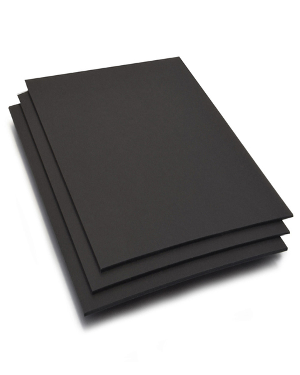 Blackcore Foam Board Pack - 16 x 20 x 3/16, Black, Pkg of 3 