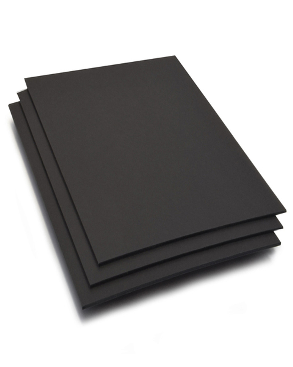 Pack of 25 3/16 Thick Foam Core Board 11x14 Black Foam Backing Boards