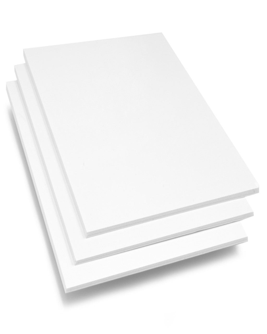 Pack of 50 8x10 1/8 White Foam Core Backing Boards Mat Board Center