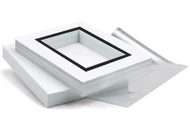 [up to] 12x16 DOUBLE Mat Board SHOW KIT - 25 PACK