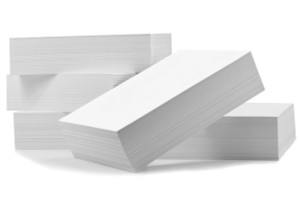 5x7 Standard White Backer Board - 100 Pack