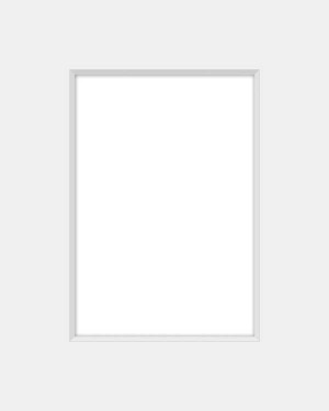 Smooth White 8x10 Backing Board - Uncut Photo Mat Board (50-Sheets)