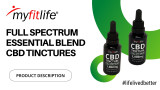 FULL SPECTRUM ESSENTIAL BLEND CBD TINCTURES by MY FIT LIFE