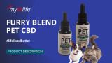 FURRY BLEND PET CBD PURE CRYSTALLINE TINCTURE by MY FIT LIFE