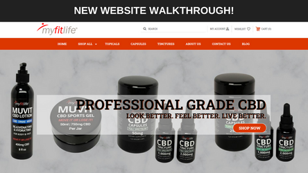 MY FIT LIFE NEW WEBSITE WALKTHROUGH