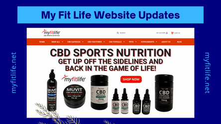 MY FIT LIFE CBD WEBSITE UPDATES - APRIL 2022