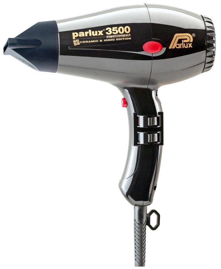 Parlux 3500 Super Compact Ceramic \u0026 Ionic Edition - Black - MYSALON