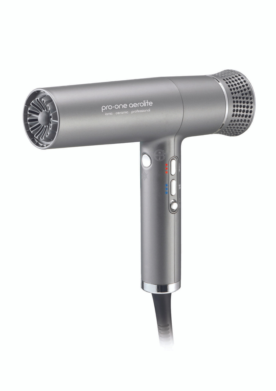 Pro-One Aerolite Professional Ceramic Hair Dryer-Titanium