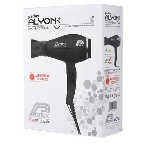 Parlux Alyon Air Ionizer Tech Hair Dryer Black Mysalon
