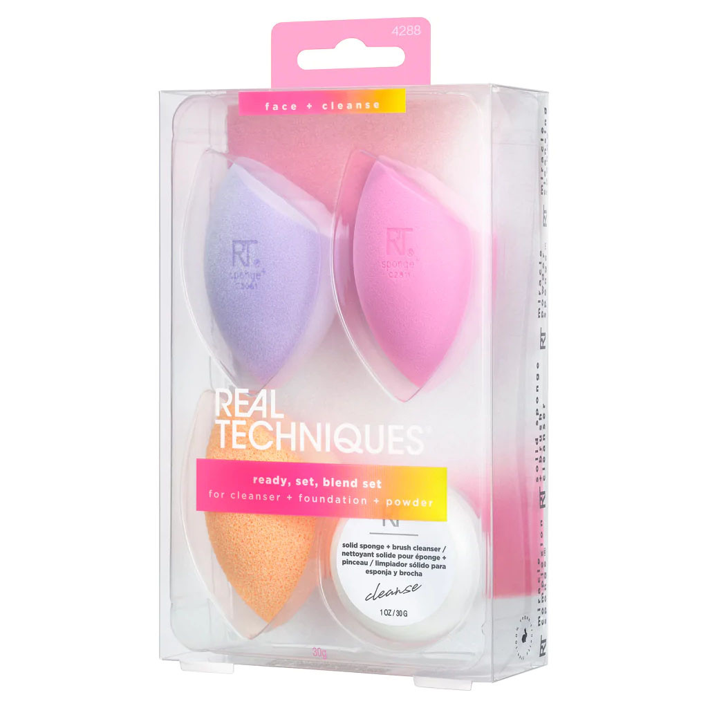 Real Techniques Ready, Set, Blend Set Blend & Go 4pc | Mysalon