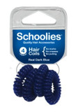 Schoolies Hair Coils 4 Pack - Assorted Colours