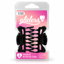 Gliders Medium Butterfly Clips 2 Pack - Assorted Colours