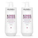 Goldwell Dualsenses Blondes & Highlights Shampoo & Conditioner 1Litre Duo