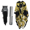 Wahl Black Super Taper Clipper & Cape Pack