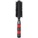 Black Hi Lift 10-row boar bristle round brush on white background