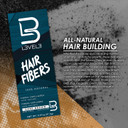 L3VEL3 Hair Fibers Black