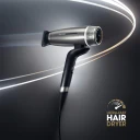 Ghd Speed® Dual Air-Flow Hair Dryer Metallic Black