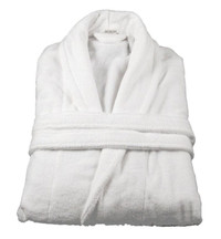 Comfy Adult Unisex Cotton Bath Robe 500gr/m2 Medium - White