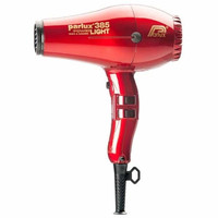 Parlux 385 Power Light Ceramic and Ionic Hair Dryer - Red With Bonus Thermal Brush
