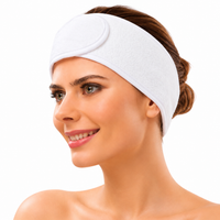 Velcro White Headband