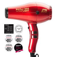 Parlux 385 Power Light Ceramic Ionic Hair Dryer - Red