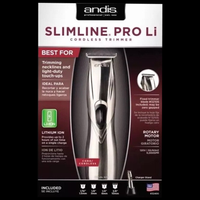 Andis Professional Slimline Pro Lithium Cordless Trimmer Silver