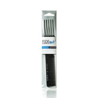 Eurostil Styling Comb with Metal  Lifters 7.5' 19cm #128