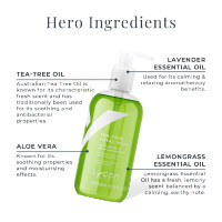 Lycon Tea-Tree Total Wash—1L professional size for face, body and hands