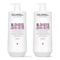 Goldwell Dualsenses Blondes & Highlights Shampoo & Conditioner 1Litre Duo