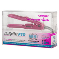 Babyliss Pro Mighty Mini 15cm Crimper Pink