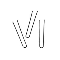 999 Premium Ripple Pins 2” 250pc - Black